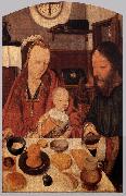 MOSTAERT, Jan The Holy Family at Table ag oil painting picture wholesale